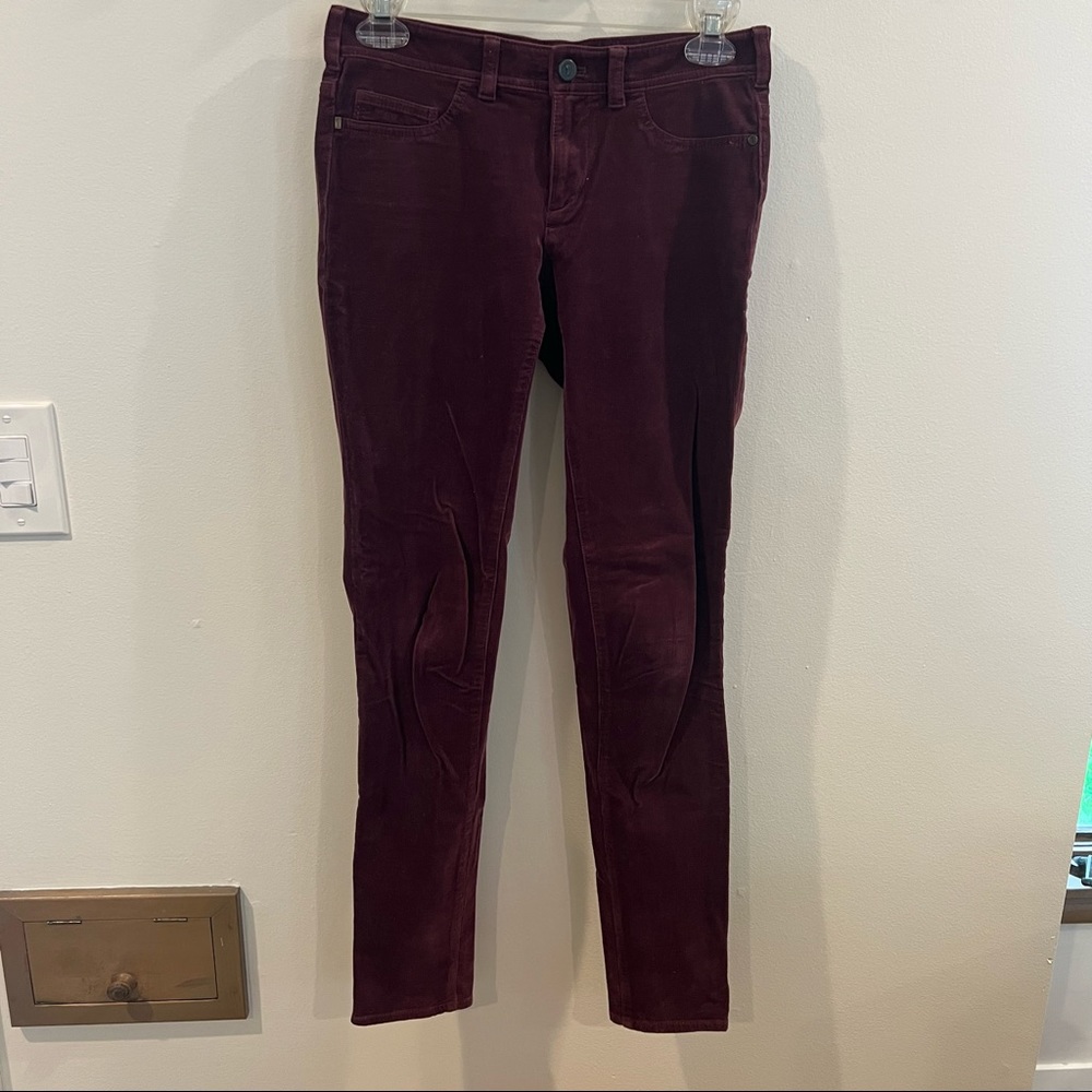 Maroon Corduroy Pants